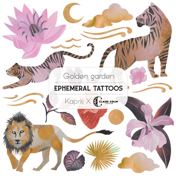 Golden Garden - Temporary tattoos