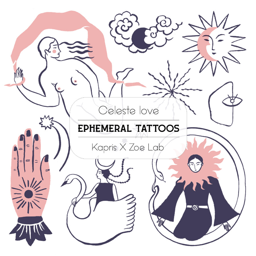 Celeste Amor - Tatuajes temporales
